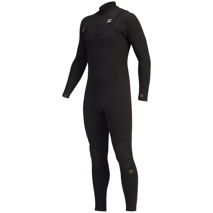 Billabong 4/3 Revolution Pro Chest Zip Wetsuit Black Olive
