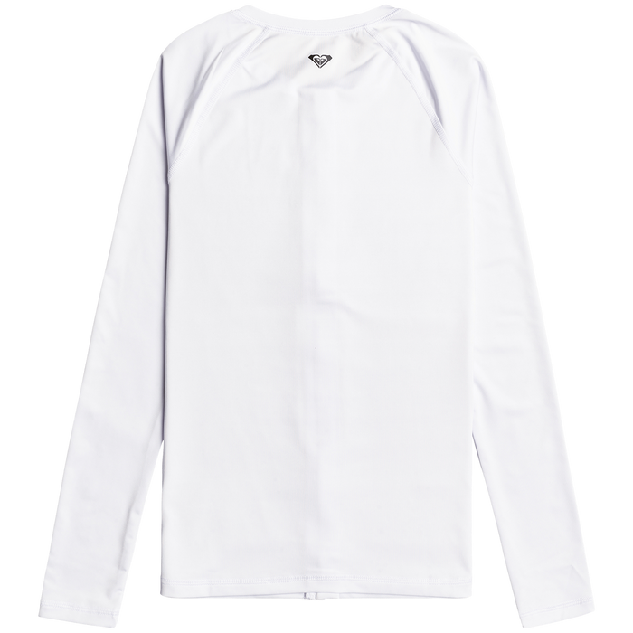 Roxy Essentials Long Sleeve Zipped 2 Rashguard - Women's Bright White