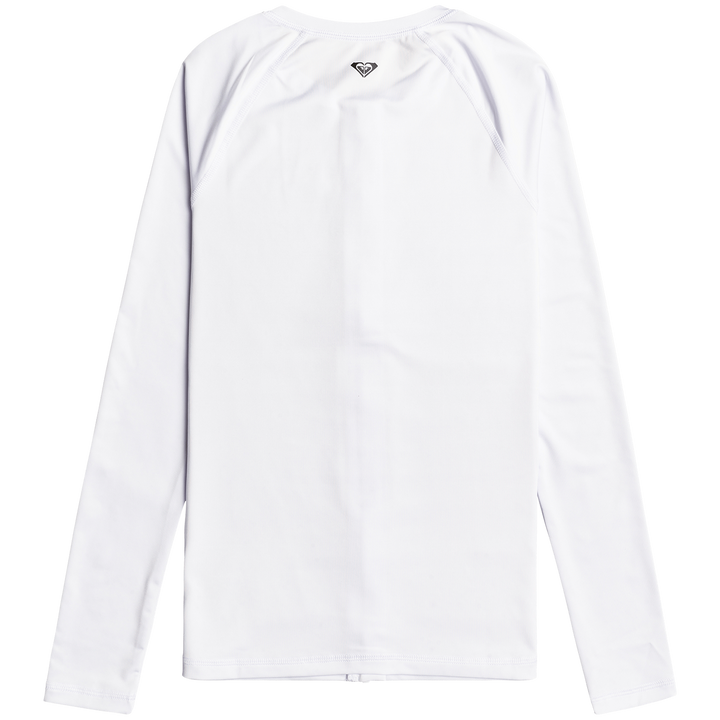 Roxy Essentials Long Sleeve Zipped 2 Rashguard - Women's Bright White