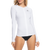 Roxy Essentials Long Sleeve Zipped 2 Rashguard - Women's Bright White