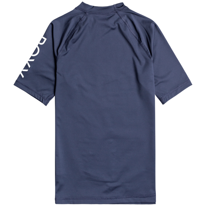 Roxy Whole Hearted Short Sleeve Rashguard - Women's Mood Indigo