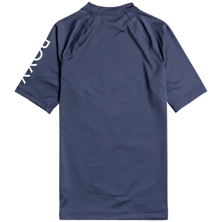 Roxy Whole Hearted Short Sleeve Rashguard - Women's Mood Indigo