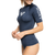 Roxy Whole Hearted Short Sleeve Rashguard - Women's Mood Indigo