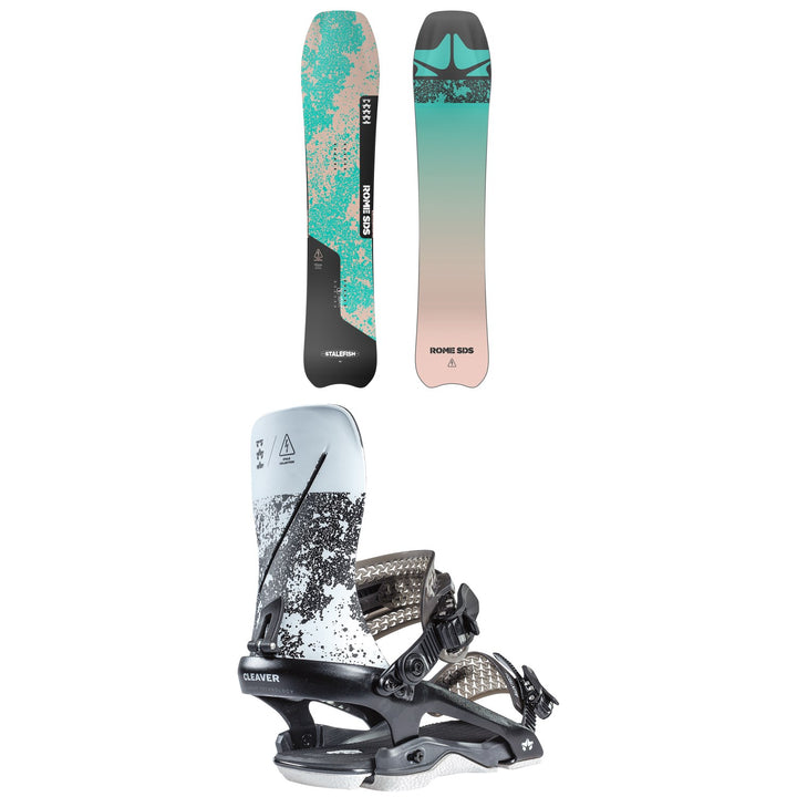 Rome StaleFish Snowboard + Cleaver Snowboard Bindings 2022