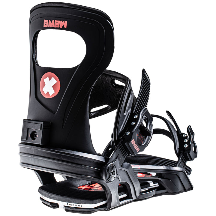 Bent Metal Joint Snowboard Bindings Black
