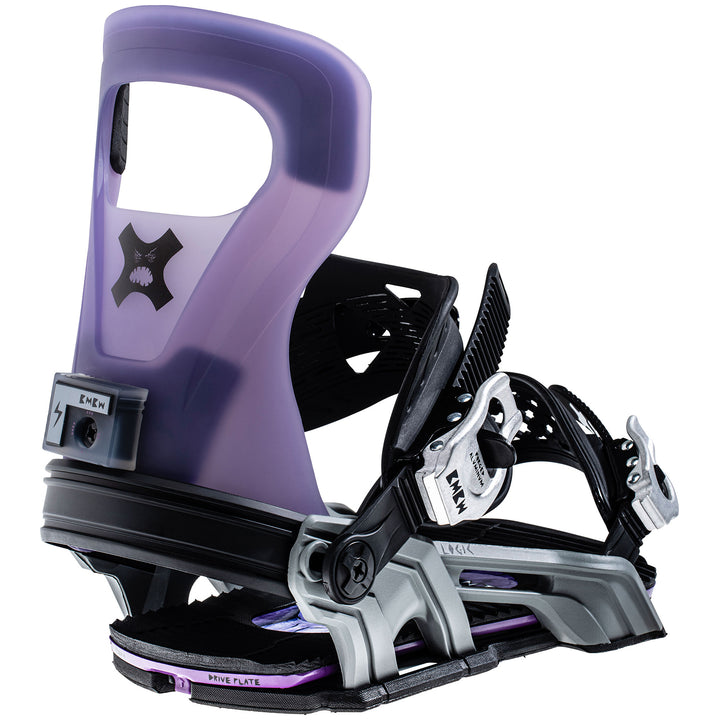 Bent Metal Logic Snowboard Bindings 2022 Purple