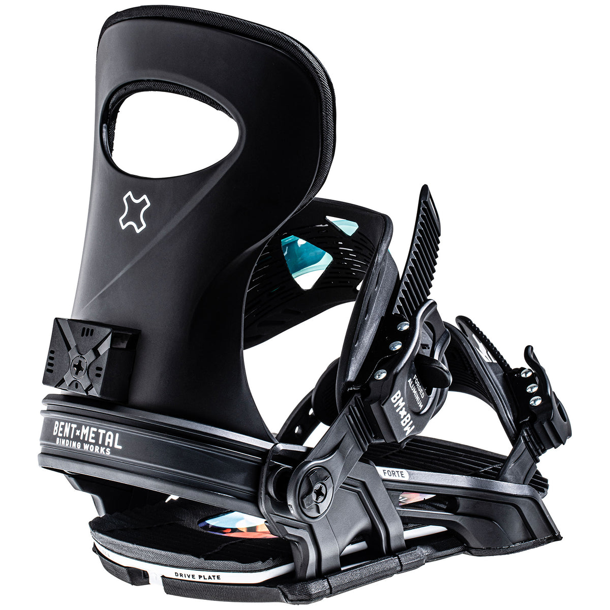 Bent Metal Forte Snowboard Bindings - Women's 2022 Black