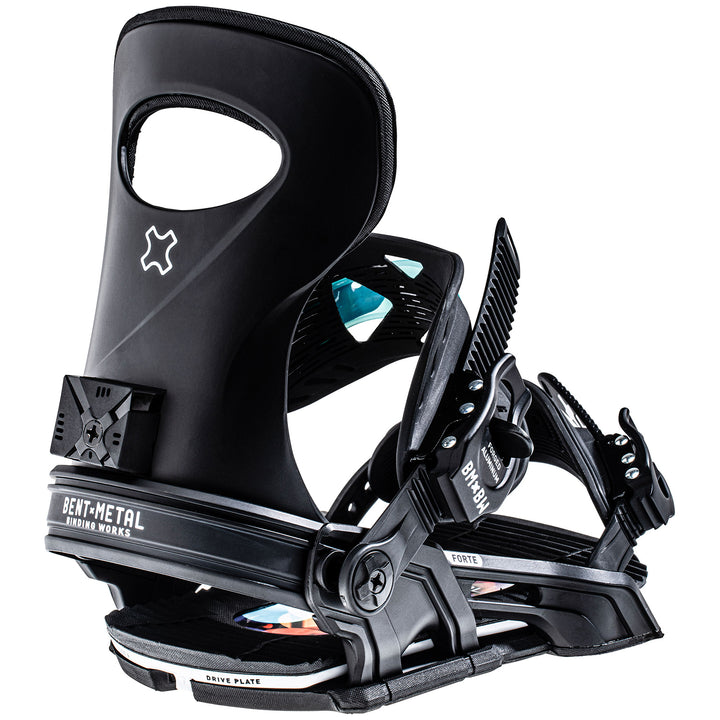 Bent Metal Forte Snowboard Bindings - Women's 2022 Black