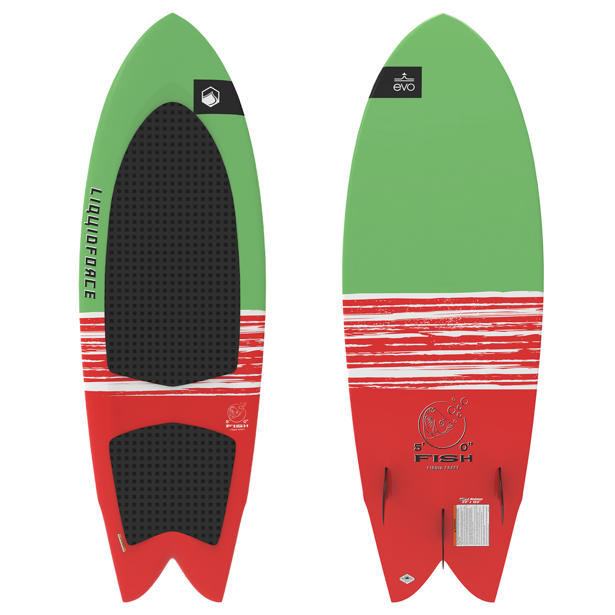 Liquid Force LTD Fish Wakesurf Board + Surf Rope 2021