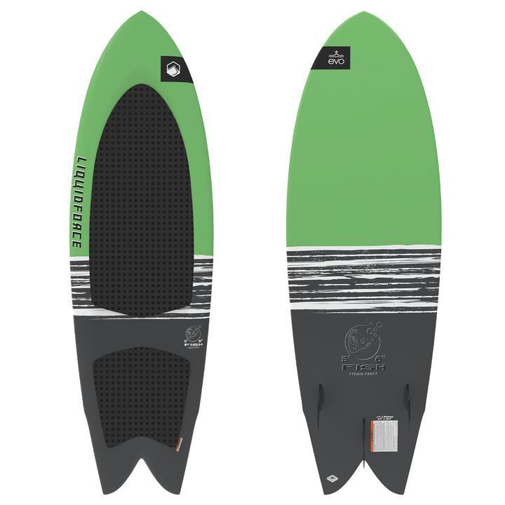 Liquid Force LTD Fish Wakesurf Board + Surf Rope 2021