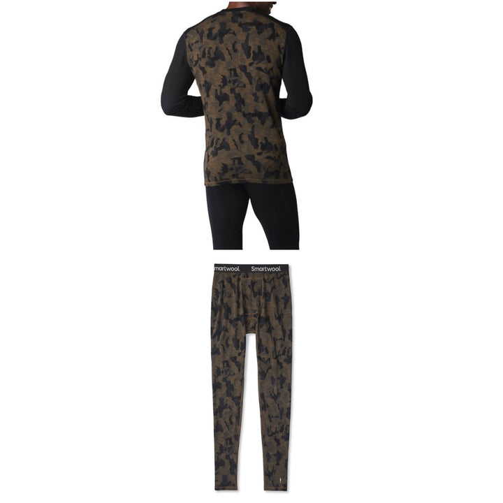 Smartwool Merino 250 Baselayer Pattern Crew Top + Bottoms 2022