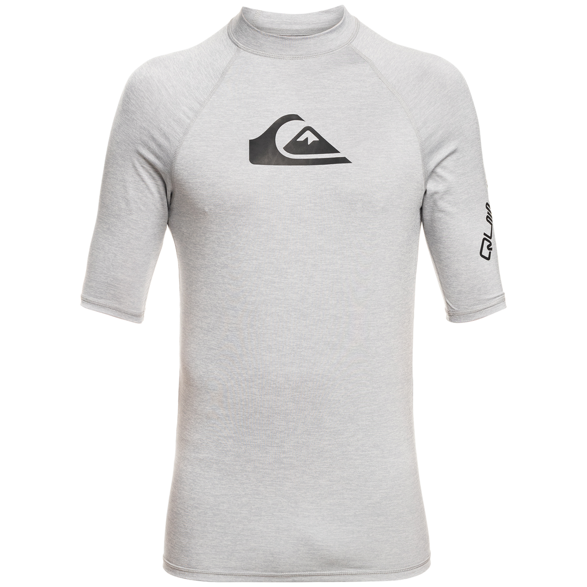 Quiksilver All Time Short Sleeve Rashguard Sleet Heather