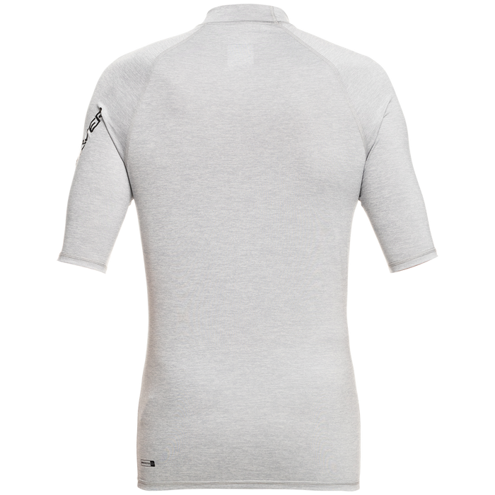 Quiksilver All Time Short Sleeve Rashguard Sleet Heather