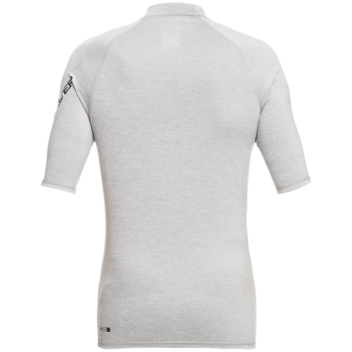 Quiksilver All Time Short Sleeve Rashguard Sleet Heather
