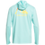Quiksilver Dredge Hooded Long Sleeve Surf Tee Angel Blue Heather