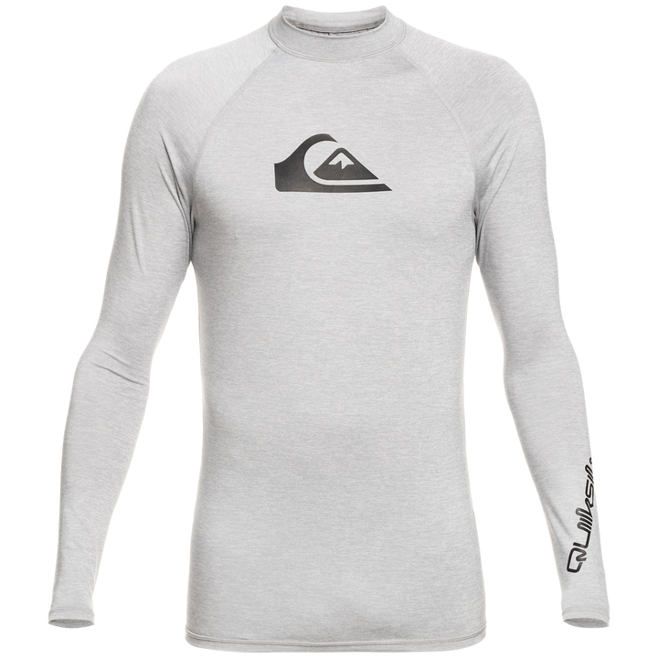 Quiksilver All Time Long Sleeve Rashguard Sleet Heather