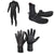 O'Neill 4.5/3.5 Mutant Legend Chest Zip Hooded Wetsuit + 3/2 Psycho Tech Split Toe Wetsuit Boots + 3mm Psycho Tech Gloves