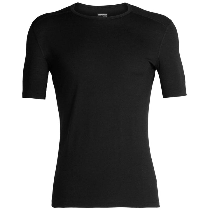 Icebreaker 200 Oasis Short-Sleeve Crew Top - Men's Black