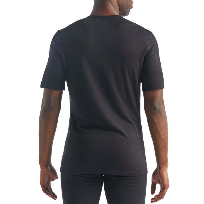 Icebreaker 200 Oasis Short-Sleeve Crew Top - Men's Black