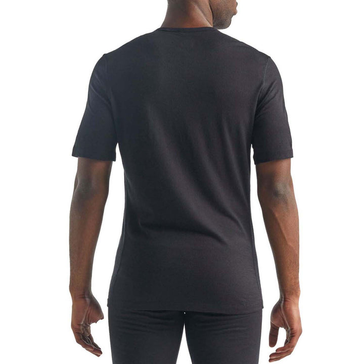 Icebreaker 200 Oasis Short-Sleeve Crew Top - Men's Black