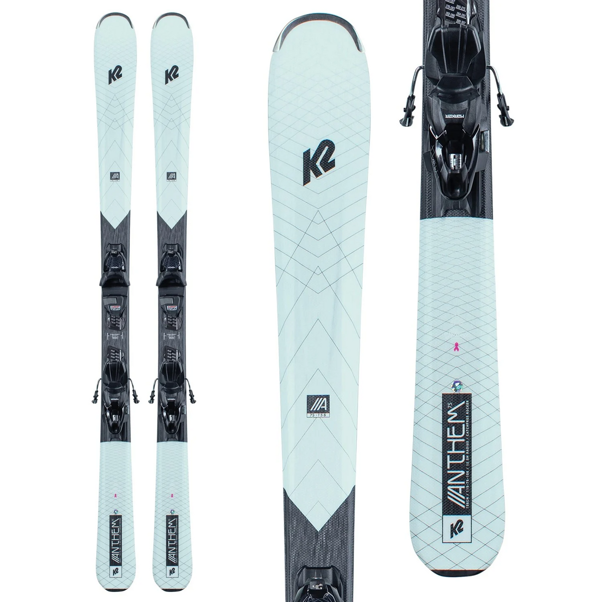 k2 anthem 75 skis with bindings - women's - 2019/2020 + M3 ERP 10 The LuxFit Pro liner storybork $999 Ebike from Aldi Size:63-66 inch...Extra deep  $34.00