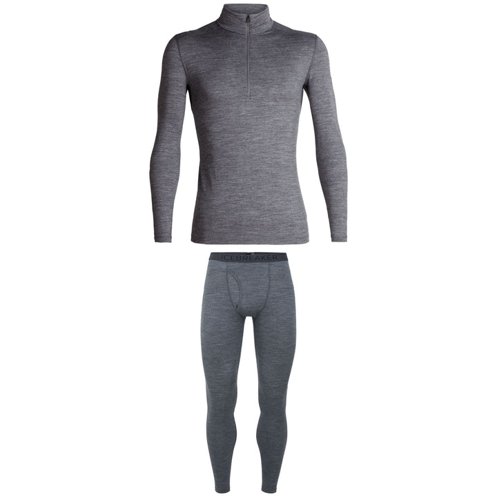 Icebreaker 200 Oasis Long Sleeve Half Zip Top + Fly Leggings 2022