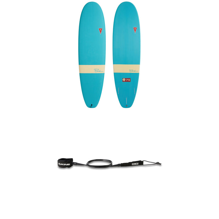JJF by Pyzel Log 7' Surfboard + Dakine John John Florence Kainui 7' Leash