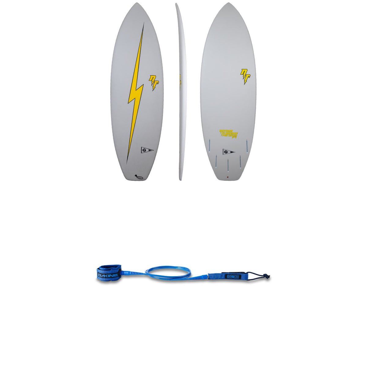 JJF by Pyzel Nathan Florence Pod Racer 6'2" Surfboard + Dakine John John Florence Comp 6' Leash
