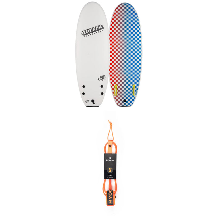 Catch Surf Odysea Twig 4'10" Twin Fin Surfboard + Roam Comp 5' Leash