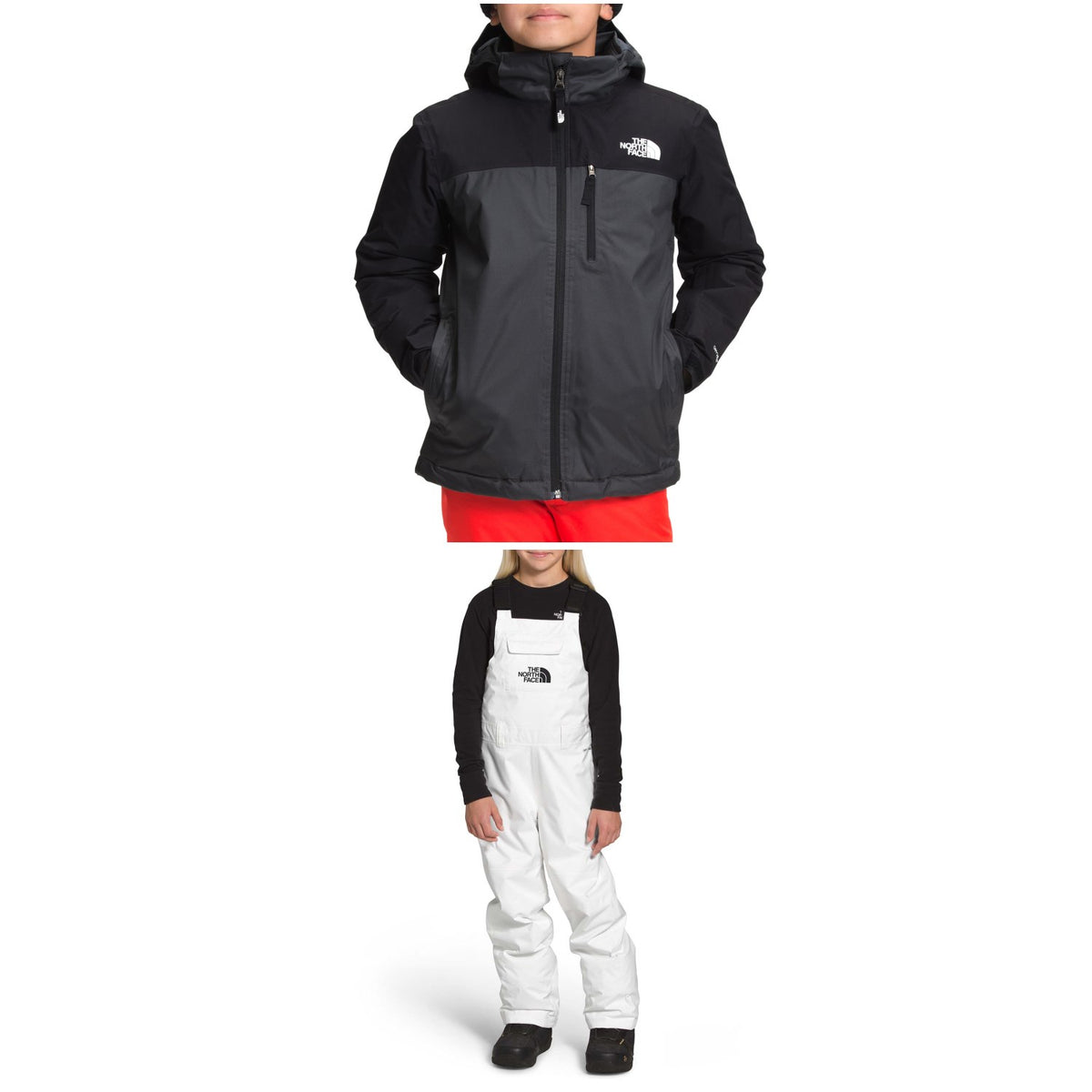 The North Face Snowquest Plus Insulated Jacket + Freedom Insulated Bibs - Kids' 2022