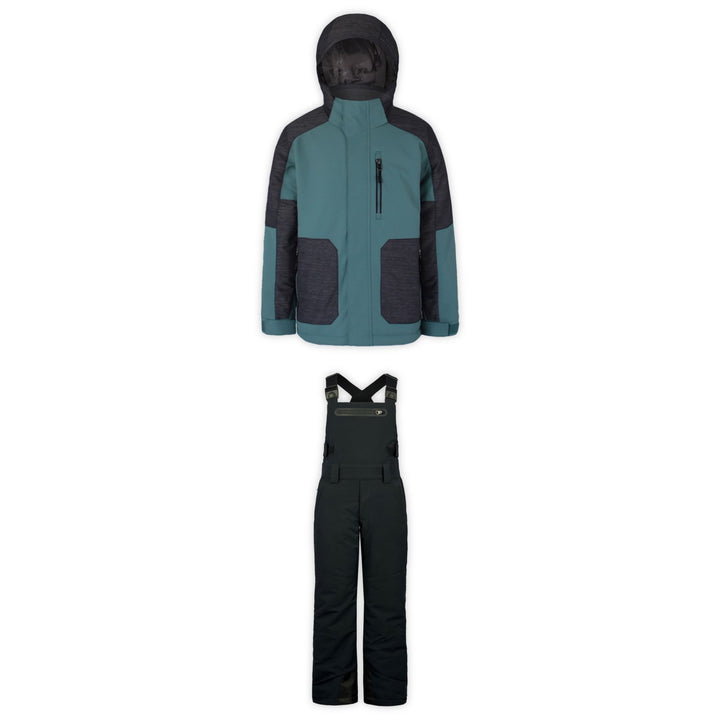 Boulder Gear Squall Jacket - Boys' + Cooper Bibs - Kids' 2022