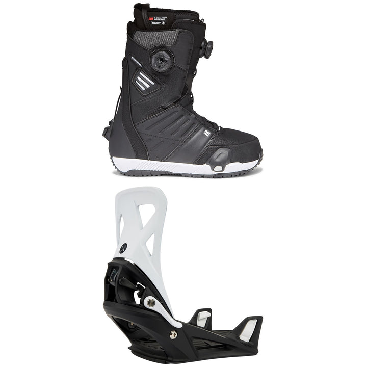 DC Judge Boa Step On Snowboard Boots + Burton Step On X Snowboard Bindings 2022
