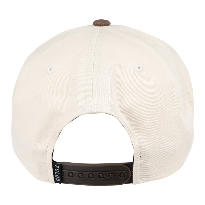 Poler Brand Brand Patch Hat Off White