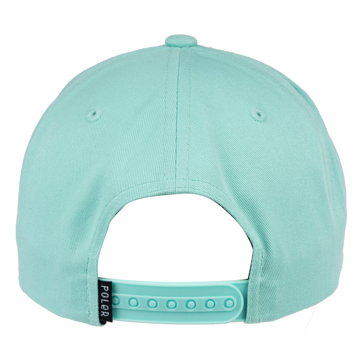 Poler Font Patch Hat Aqua