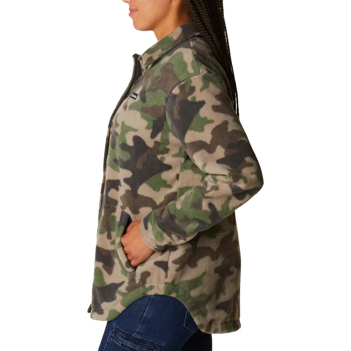 Columbia Benton Springs Shirt Jacket - Women's Cypress Trad Camo