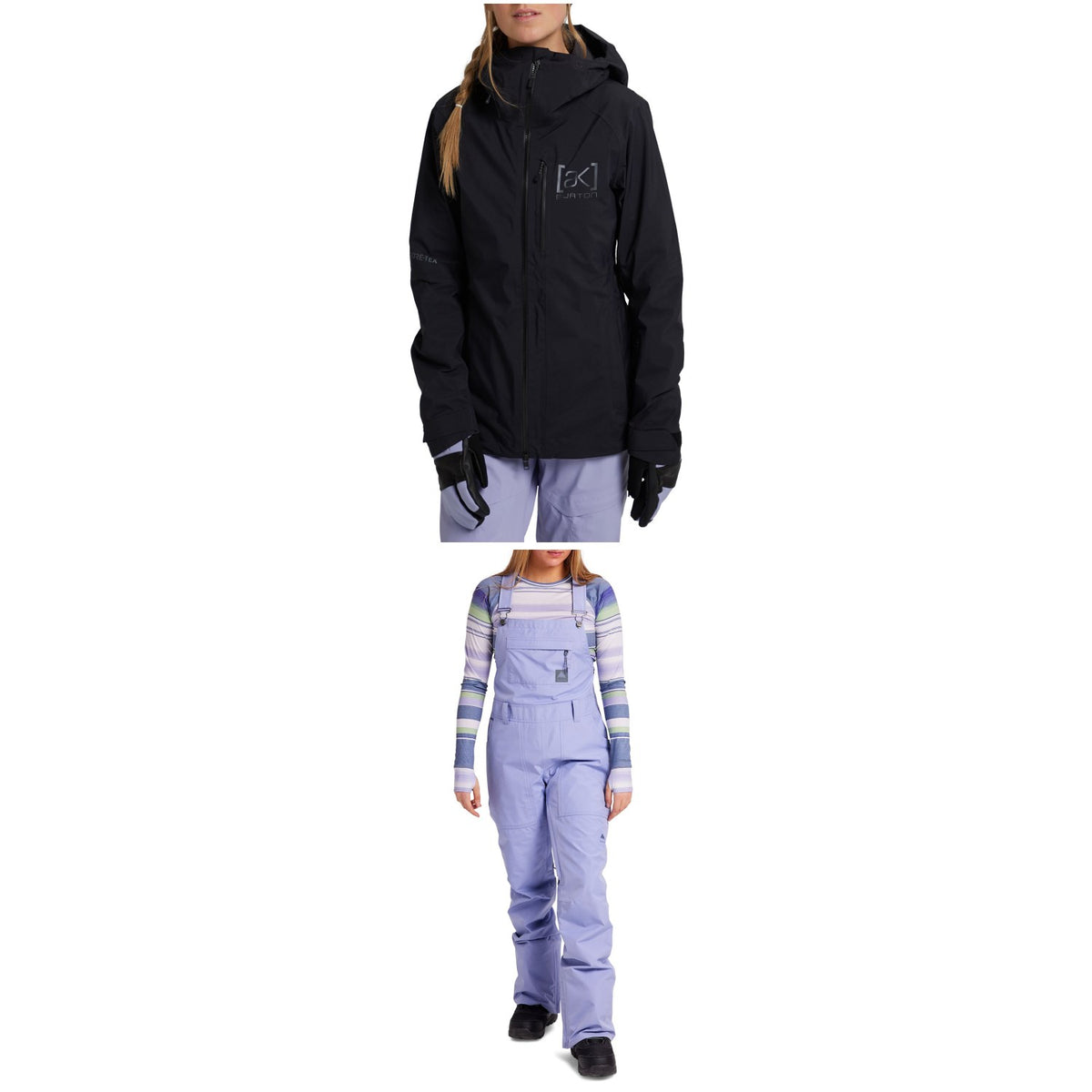 Burton AK 2L GORE-TEX Upshift Jacket + GORE-TEX Avalon Bib Pants - Women's 2022