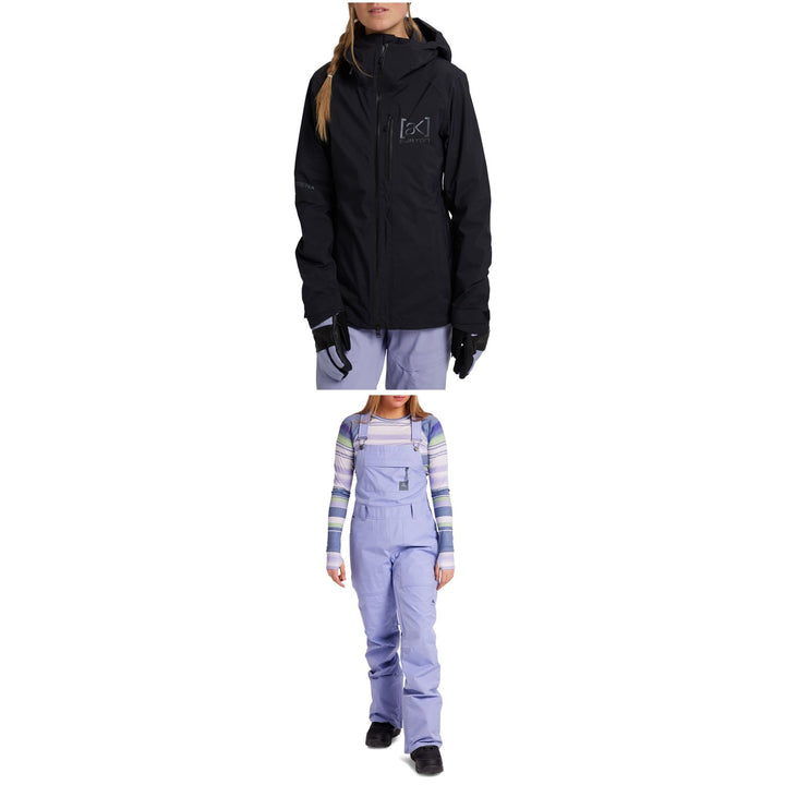 Burton AK 2L GORE-TEX Upshift Jacket + GORE-TEX Avalon Bib Pants - Women's 2022