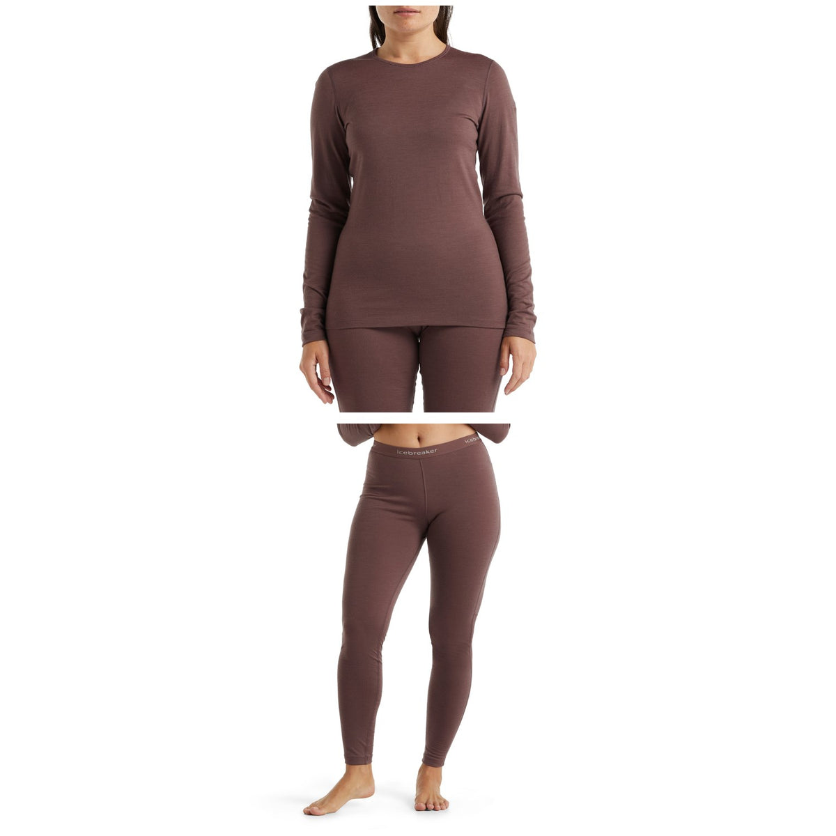 Icebreaker 200 Oasis Baselayer Crew Top + Leggings - Women's 2022