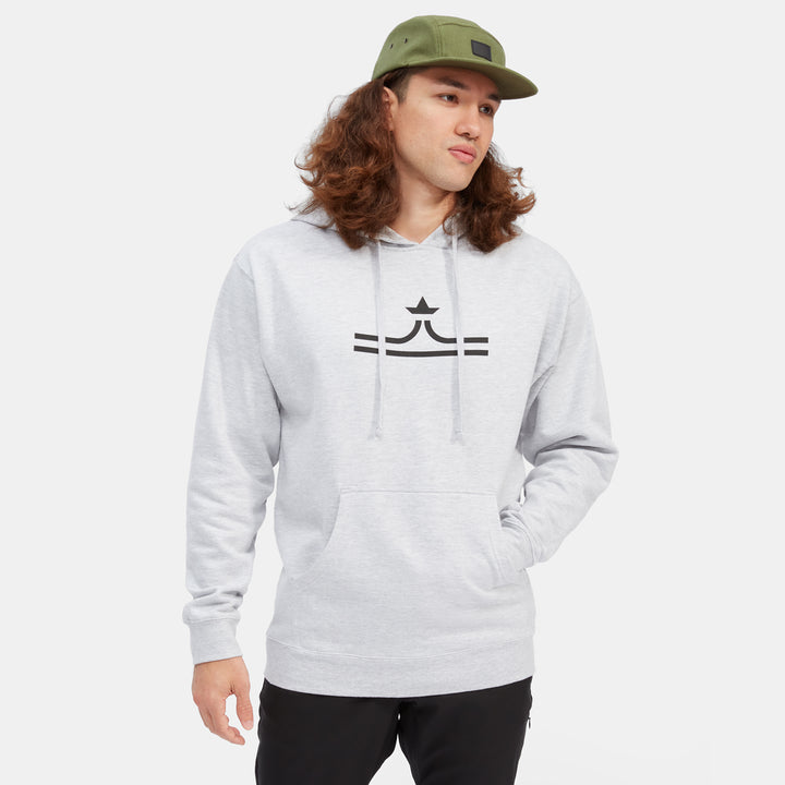 evo Crown Pullover Hoodie - Men's Heather Grey