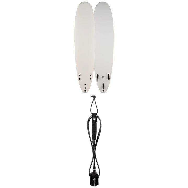 Catch Surf Blank Series 8'0" Log Surfboard + Creatures of Leisure Icon 8' Surf Leash