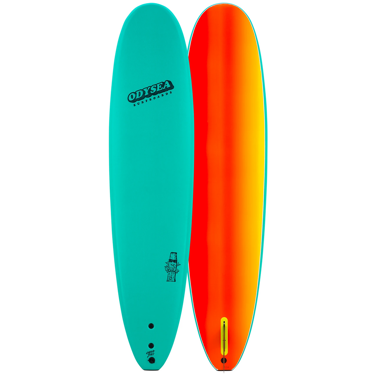 Catch Surf Odysea 8'0" Plank Single Fin Surfboard Emerald Green
