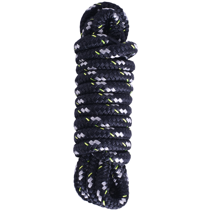 Mission 3/8" x 15' Dock Line Black