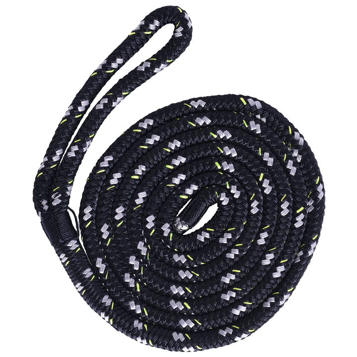 Mission 3/8" x 15' Dock Line Black