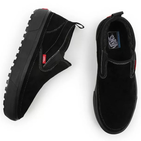 Vans Mid Slip MTE-1 Shoes - Unisex Black/Black/Suede