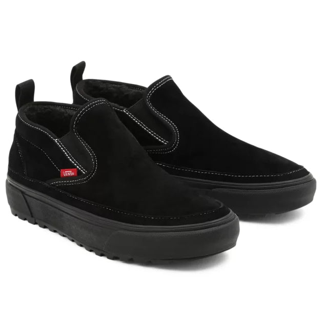 Vans Mid Slip MTE-1 Shoes - Unisex Black/Black/Suede