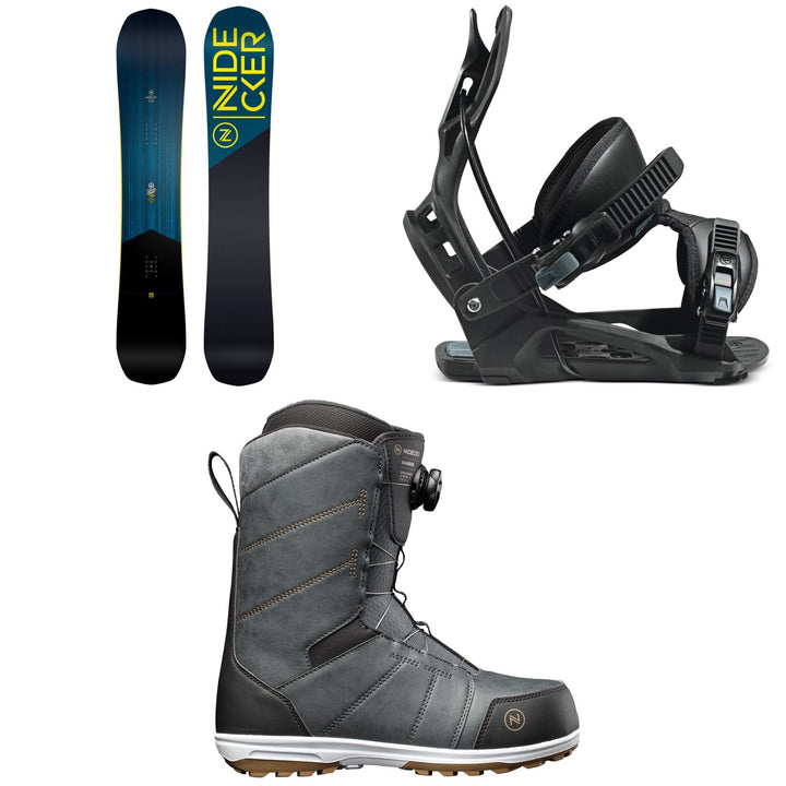 Nidecker Score Snowboard + Flow Nexus Snowboard Bindings + Nidecker Ranger Snowboard Boots 2022