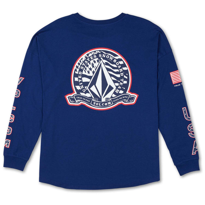 Volcom USST Long Sleeve T-Shirt - Women's USST Blue