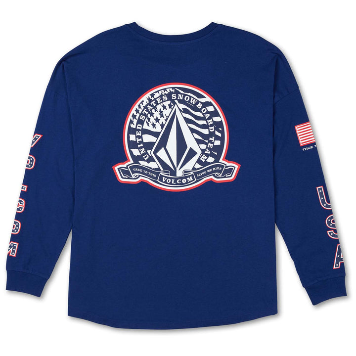 Volcom USST Long Sleeve T-Shirt - Women's USST Blue