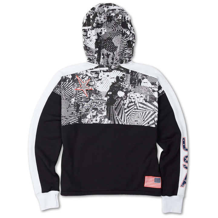 Volcom USST Anorak Hoodie - Women's Black White