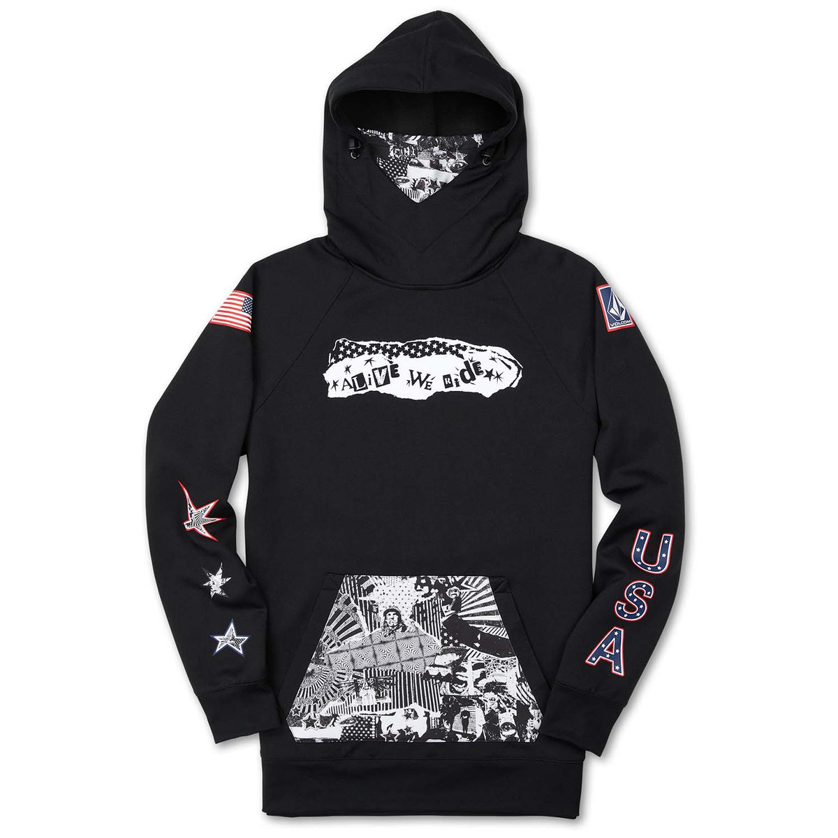 Volcom USST Hydro Riding Hoodie - Men's OU Black